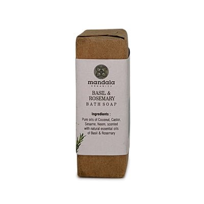 Basil & Rosemary Handmade Soap - Mandala Organics